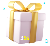 Receba seus bônus de boas-vindas no 3Ss